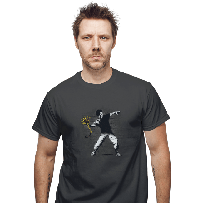 Secret_Shirts T-Shirts, Unisex / Small / Charcoal Alien Thrower