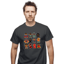 Load image into Gallery viewer, Daily_Deal_Shirts T-Shirts, Unisex / Small / Charcoal Gingerbread Heroes and Villains
