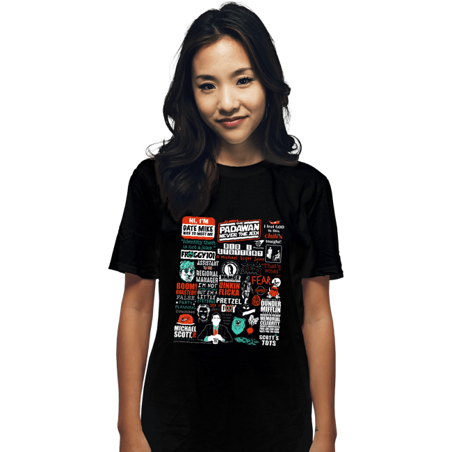 Shirts T-Shirts, Unisex / Small / Black All Things Office
