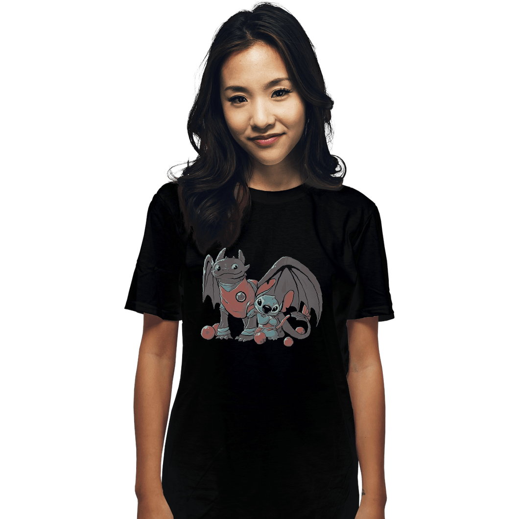 Shirts T-Shirts, Unisex / Small / Black Dragon Cuties