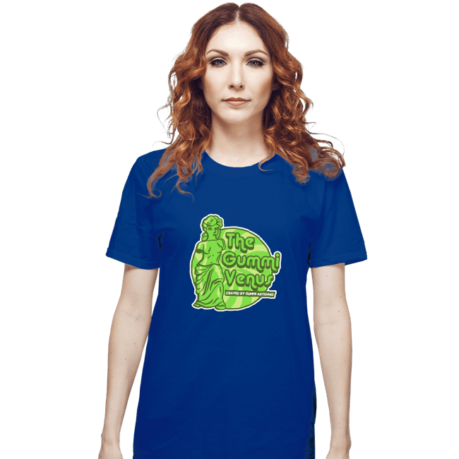Shirts T-Shirts, Unisex / Small / Royal Blue Gummi Venus