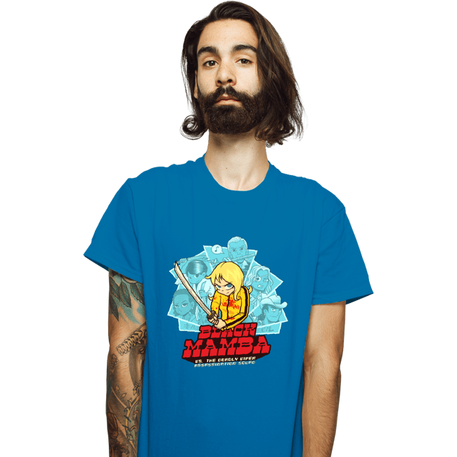 Daily_Deal_Shirts T-Shirts, Unisex / Small / Sapphire Black Mamba vs Deadly Vipers