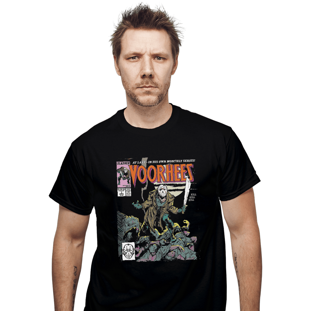 Shirts T-Shirts, Unisex / Small / Black Voorhees Wolverine