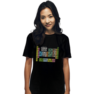 Shirts T-Shirts, Unisex / Small / Black The Periodic Table Of Horror