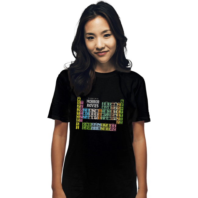 Shirts T-Shirts, Unisex / Small / Black The Periodic Table Of Horror