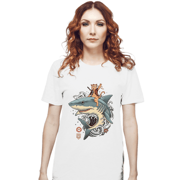 Daily_Deal_Shirts T-Shirts, Unisex / Small / White Shark Catana