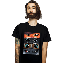 Load image into Gallery viewer, Daily_Deal_Shirts T-Shirts, Unisex / Small / Black Puss In Boots Eyes
