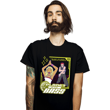 Daily_Deal_Shirts T-Shirts, Unisex / Small / Black Planet Of The Bass