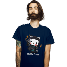 Load image into Gallery viewer, Shirts T-Shirts, Unisex / Small / Navy Hello Cara
