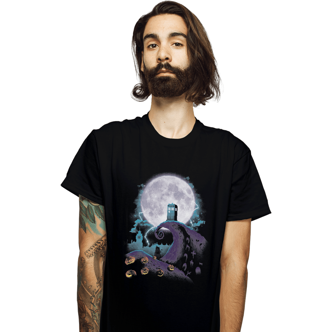 Shirts T-Shirts, Unisex / Small / Black Nightmare Before Doctor Who
