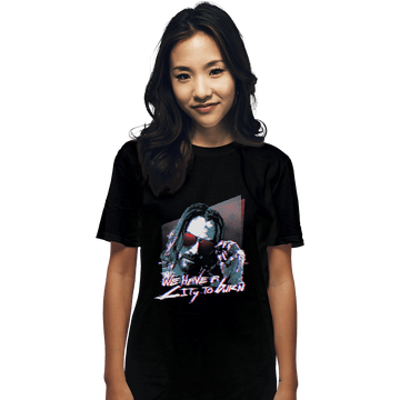 Shirts T-Shirts, Unisex / Small / Black City To Burn Down