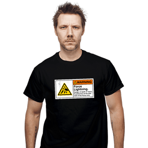 Daily_Deal_Shirts T-Shirts, Unisex / Small / Black Caution Force Lightning