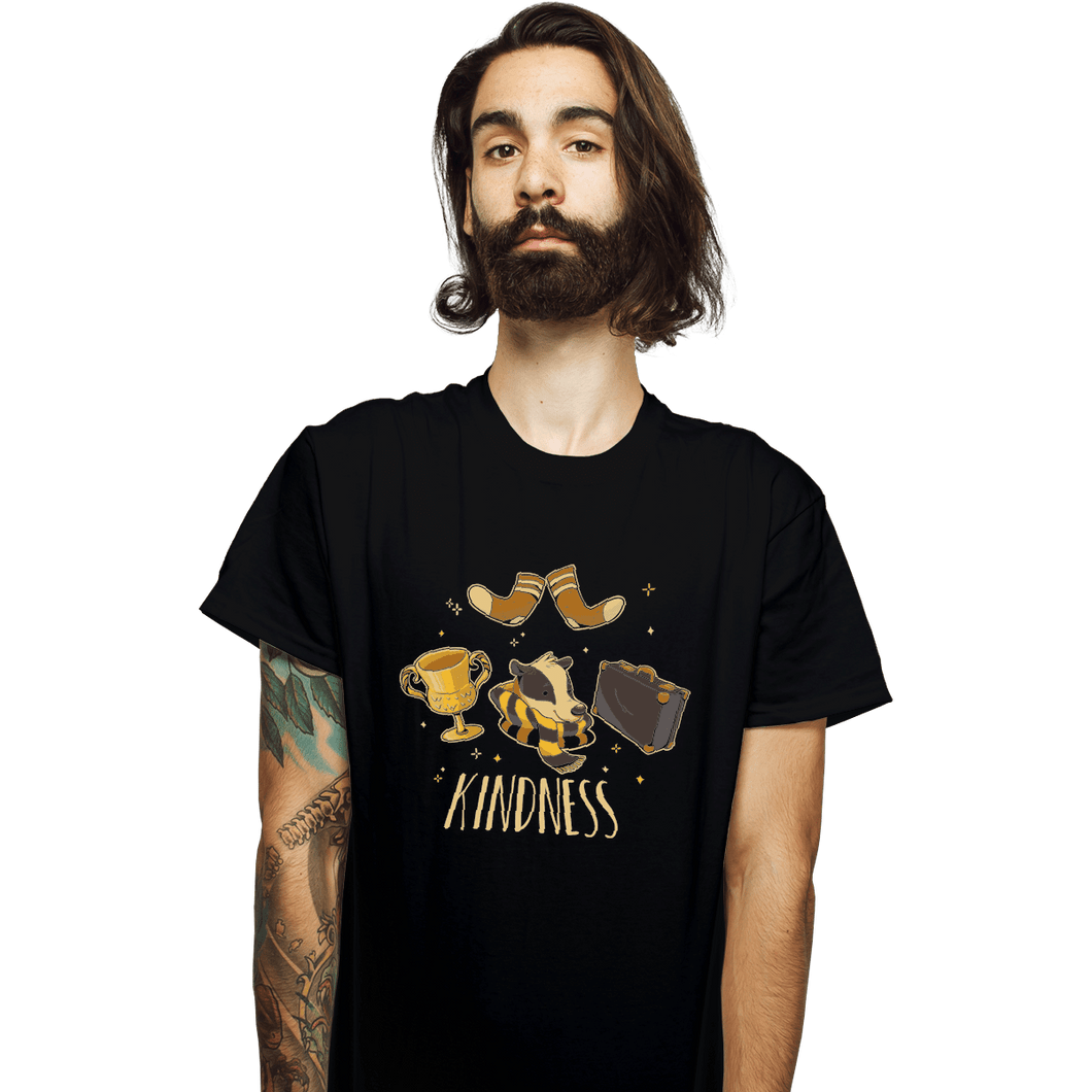 Shirts T-Shirts, Unisex / Small / Black Kindness