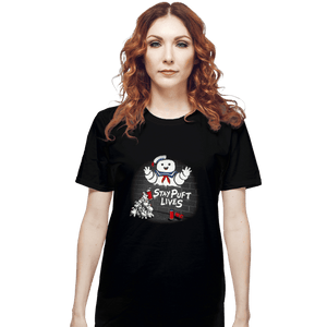 Daily_Deal_Shirts T-Shirts, Unisex / Small / Black Stay Puft Lives