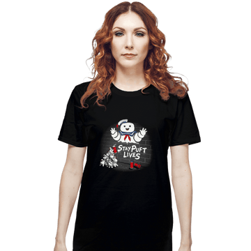 Daily_Deal_Shirts T-Shirts, Unisex / Small / Black Stay Puft Lives