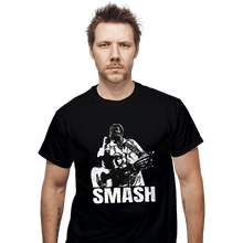 Load image into Gallery viewer, Secret_Shirts T-Shirts, Unisex / Small / Black SMASH!
