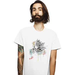 Secret_Shirts T-Shirts, Unisex / Small / White Watercolor Howl