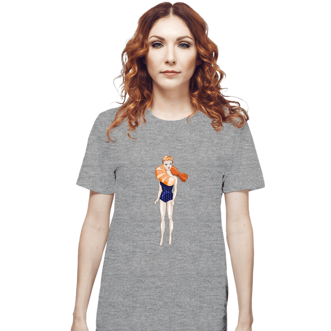 Shirts T-Shirts, Unisex / Small / Sports Grey Shrimp On The Barbie