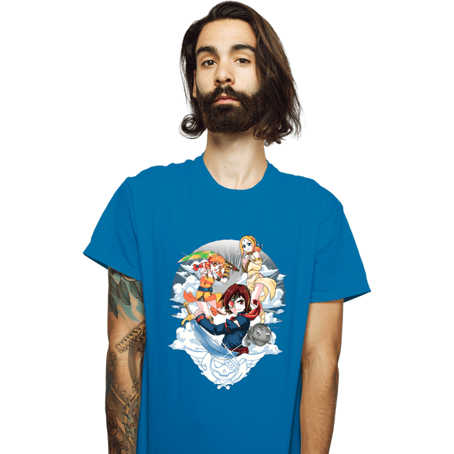 Secret_Shirts T-Shirts, Unisex / Small / Sapphire The Sky Pirates