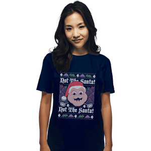Shirts T-Shirts, Unisex / Small / Navy Not The Santa!