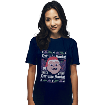 Shirts T-Shirts, Unisex / Small / Navy Not The Santa!