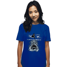 Load image into Gallery viewer, Daily_Deal_Shirts T-Shirts, Unisex / Small / Royal Blue Shark Repellent

