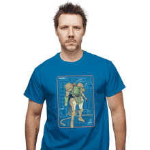 Load image into Gallery viewer, Shirts T-Shirts, Unisex / Small / Sapphire Super PowerSuit
