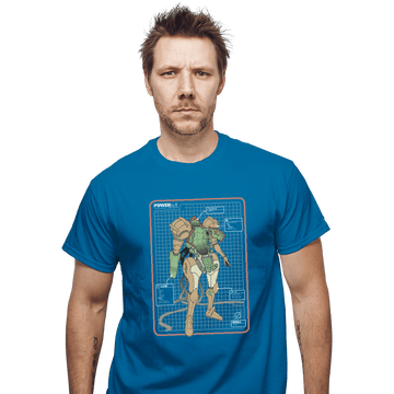 Shirts T-Shirts, Unisex / Small / Sapphire Super PowerSuit