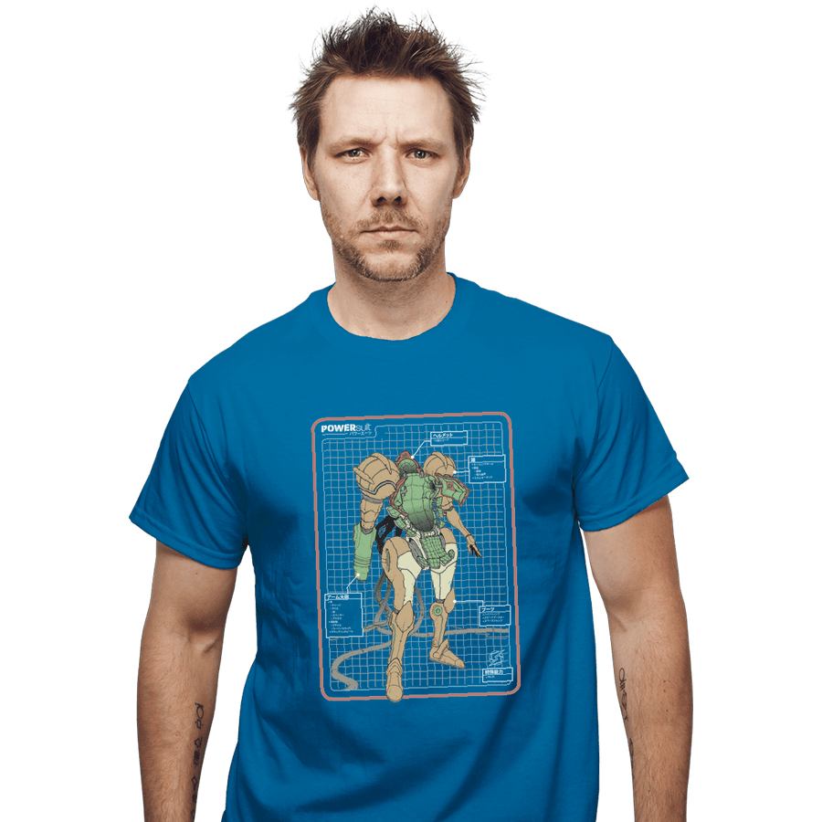 Shirts T-Shirts, Unisex / Small / Sapphire Super PowerSuit