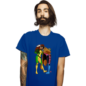 Daily_Deal_Shirts T-Shirts, Unisex / Small / Royal Blue Rogue And Gambit Love