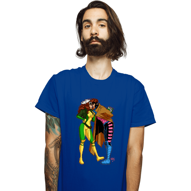 Daily_Deal_Shirts T-Shirts, Unisex / Small / Royal Blue Rogue And Gambit Love
