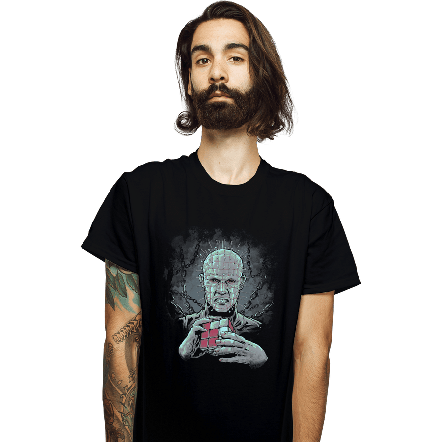 Shirts T-Shirts, Unisex / Small / Black Hell Cube