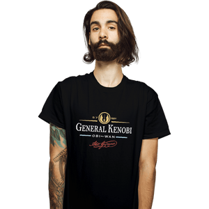 Shirts T-Shirts, Unisex / Small / Black General Kenobi