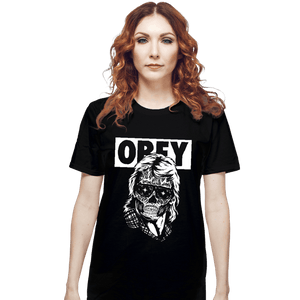 Shirts T-Shirts, Unisex / Small / Black They Obey