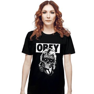Shirts T-Shirts, Unisex / Small / Black They Obey