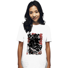 Load image into Gallery viewer, Daily_Deal_Shirts T-Shirts, Unisex / Small / White Lone Wolf Mando
