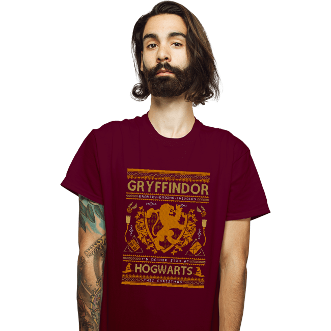 Shirts T-Shirts, Unisex / Small / Maroon GRYFFINDOR Sweater