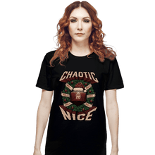 Load image into Gallery viewer, Shirts T-Shirts, Unisex / Small / Black Chaotic Nice Christmas
