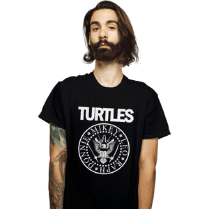 Shirts T-Shirts, Unisex / Small / Black Turtles