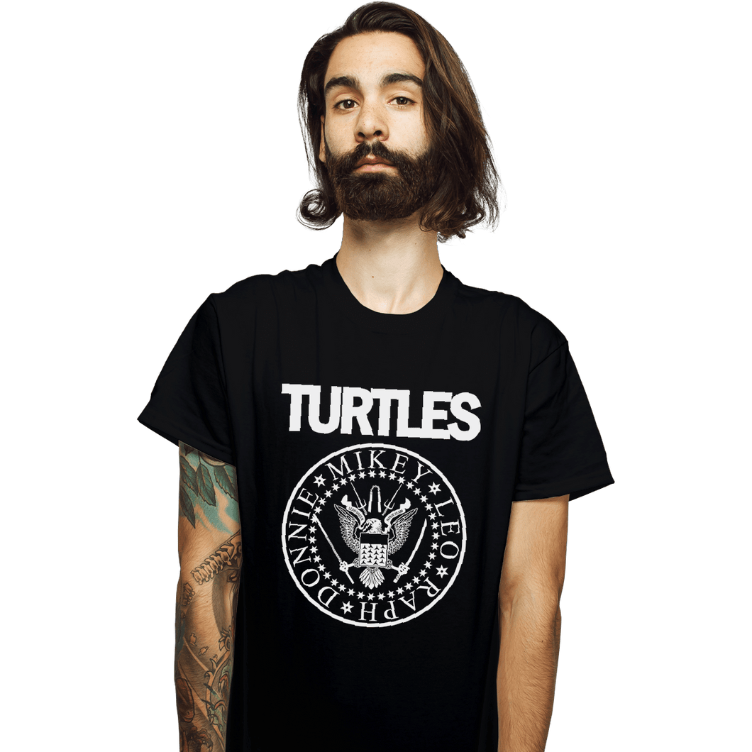 Shirts T-Shirts, Unisex / Small / Black Turtles