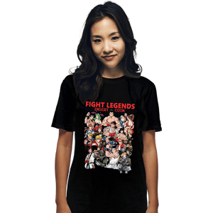 Daily_Deal_Shirts T-Shirts, Unisex / Small / Black Fight Legends Insert Coin