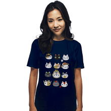 Load image into Gallery viewer, Shirts T-Shirts, Unisex / Small / Navy Cosplay Cats
