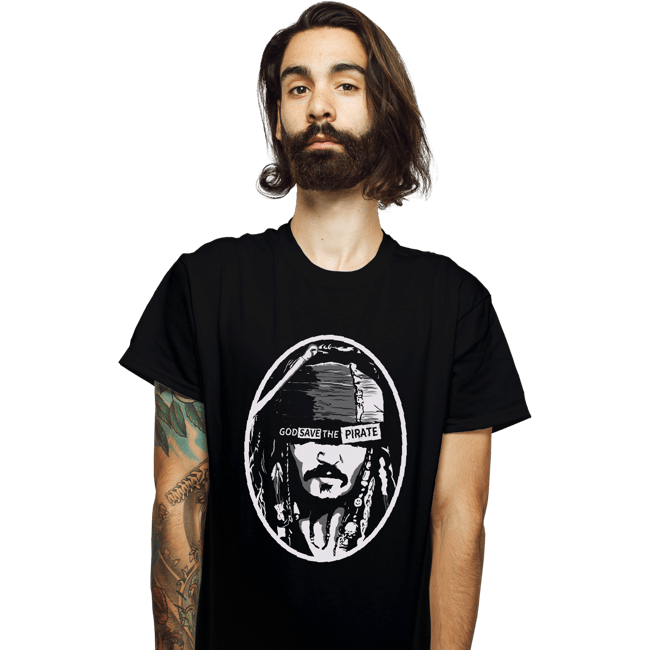 Daily_Deal_Shirts T-Shirts, Unisex / Small / Black God Save The Pirate
