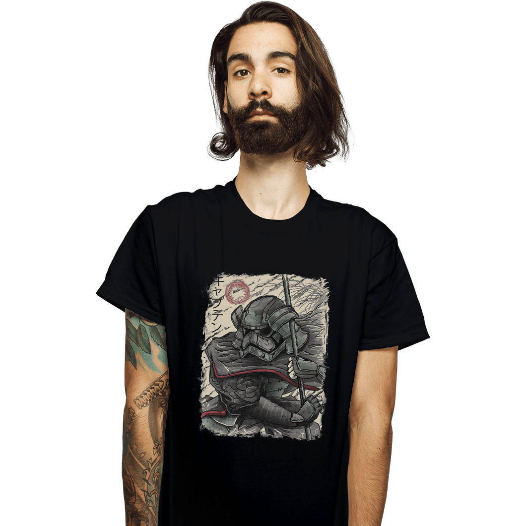 Shirts T-Shirts, Unisex / Small / Black The Samurai Captain