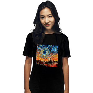 Shirts T-Shirts, Unisex / Small / Black Van Gogh Never Saw Gallifrey