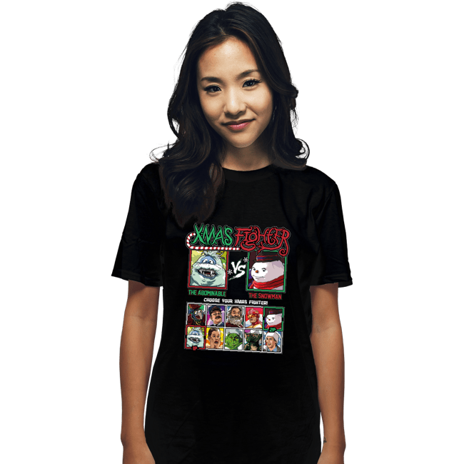 Daily_Deal_Shirts T-Shirts, Unisex / Small / Black Xmas Fighter