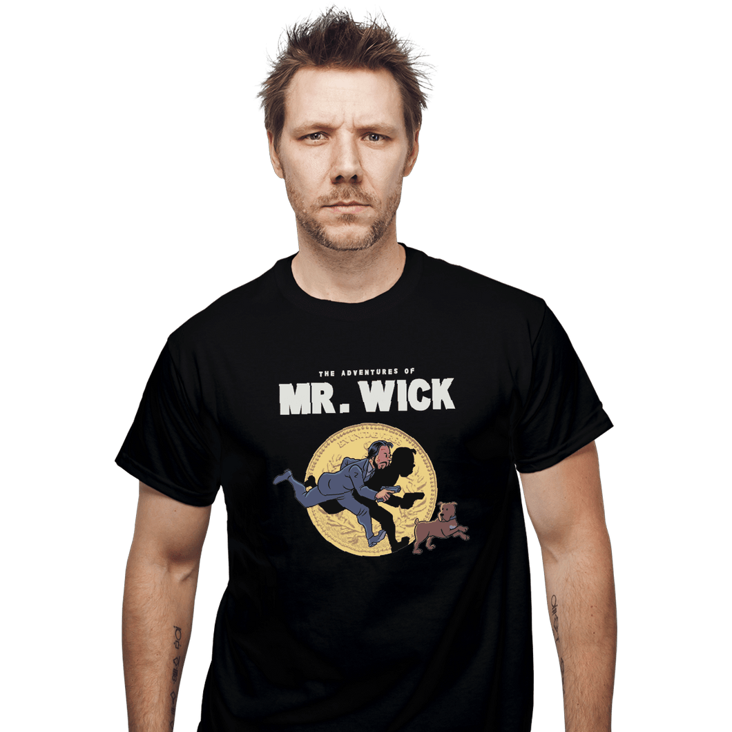 Shirts T-Shirts, Unisex / Small / Black The Adventures Of Mr. Wick
