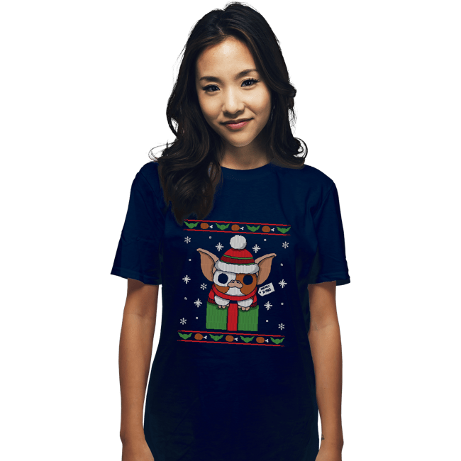 Shirts T-Shirts, Unisex / Small / Navy Pet Christmas