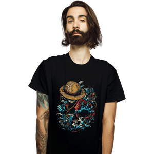 Shirts T-Shirts, Unisex / Small / Black Colorful Pirate