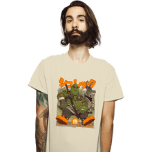 Load image into Gallery viewer, Daily_Deal_Shirts T-Shirts, Unisex / Small / Natural Samurai Shurekk
